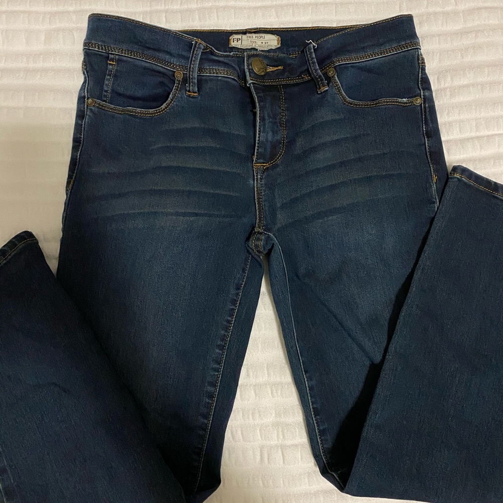 Free People dark skinny